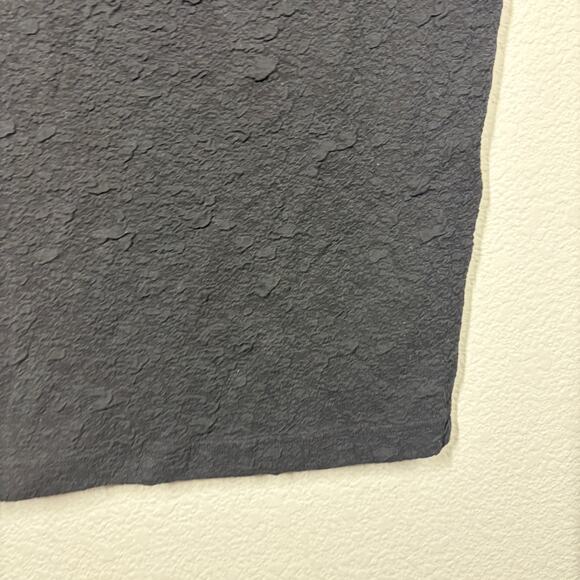 Maison Olga 2 Textured Pencil Knee Length Skirt Korubo Black Cotton Stretch - Picture 4 of 9